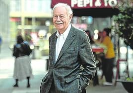 El escritor Eduardo Mendoza, el martes en Bilbao.