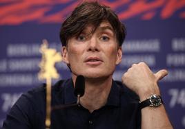 El actor irlandés, Cillian Murphy, durante la presentación de 'Small things like these'