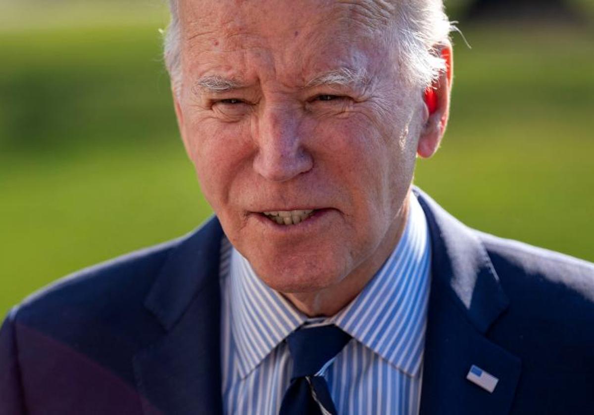 El presidente estadounidense, Joe Biden, en una comparecencia este lunes en la Casa Blanca.