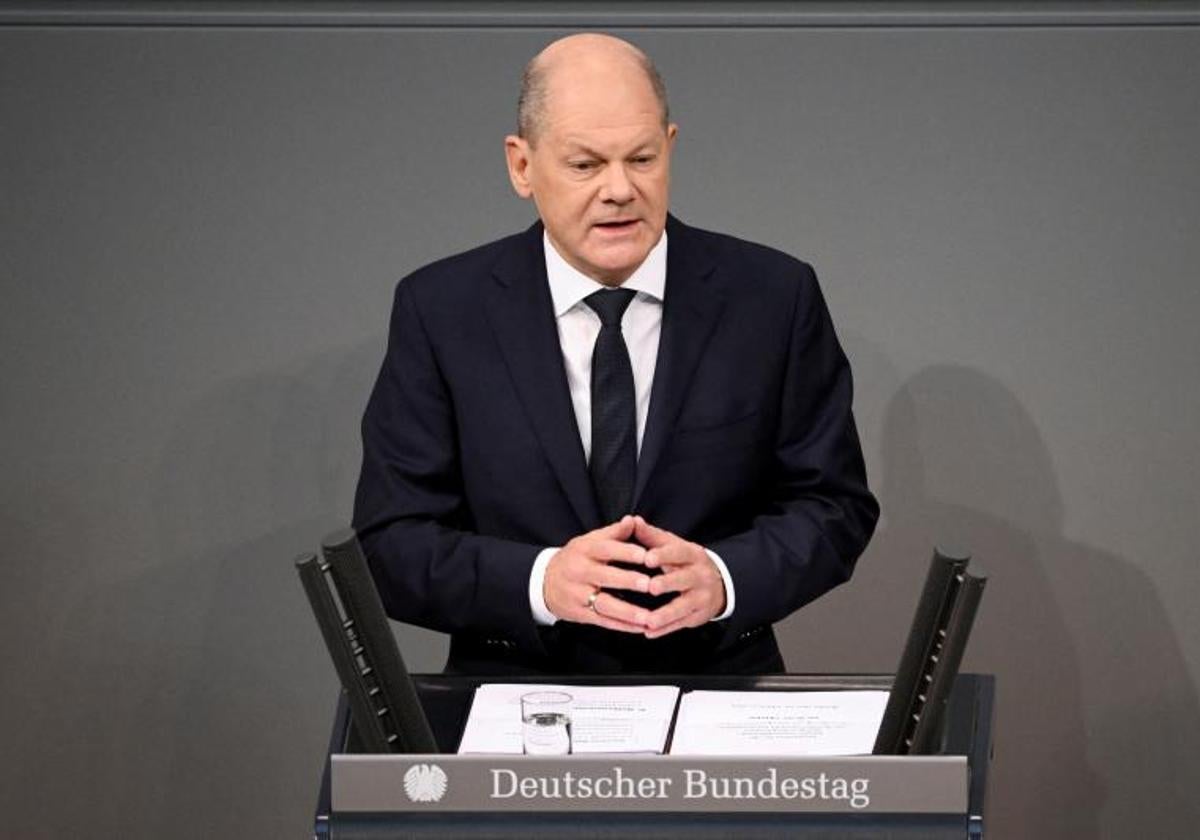 El canciller federal alemán, Olaf Scholz.