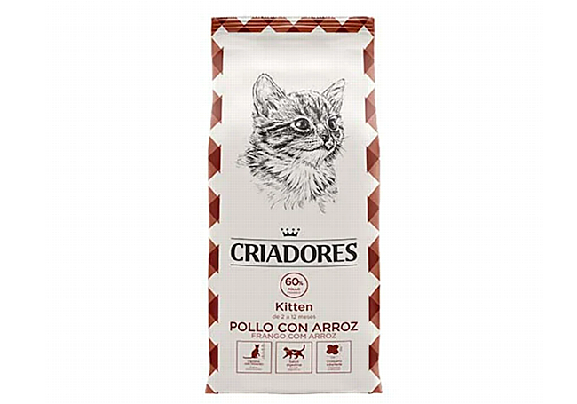 PIENSO PARA GATITOS DE POLLO Y ARROZ DE CRIADORES. CRD6794_M