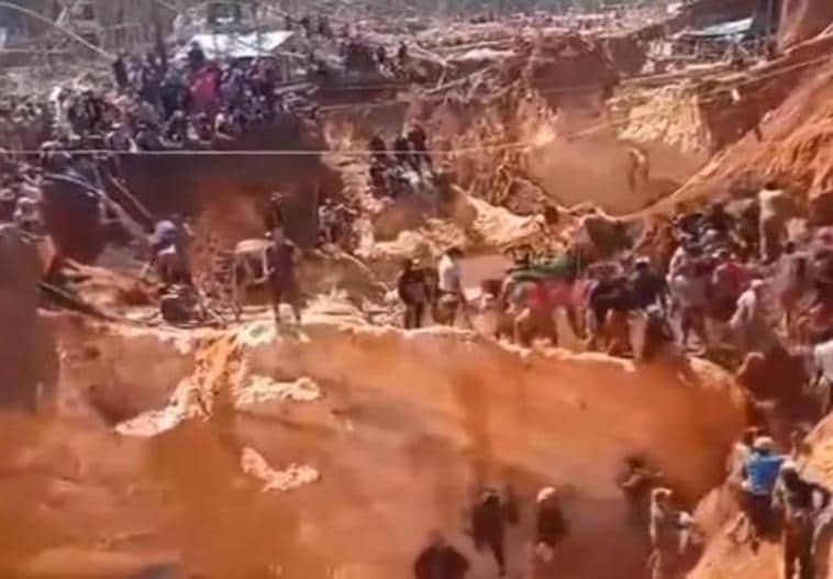 Al menos 25 muertos y varios atrapados en una mina ilegal de oro en Venezuela