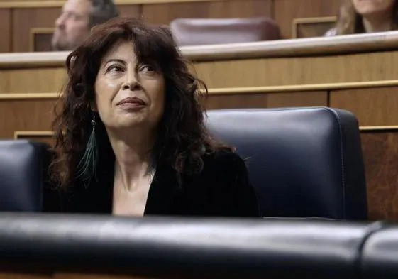 La ministra de Igualdad, Ana Redondo, en el Congreso de los Diputados