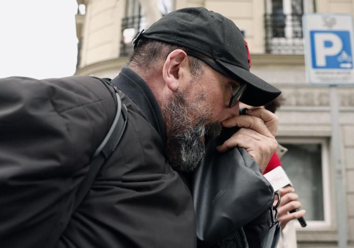 Koldo García, exasesor del exministro socialista José Luis Ábalos, a la salida de la Audiencia Nacional este jueves