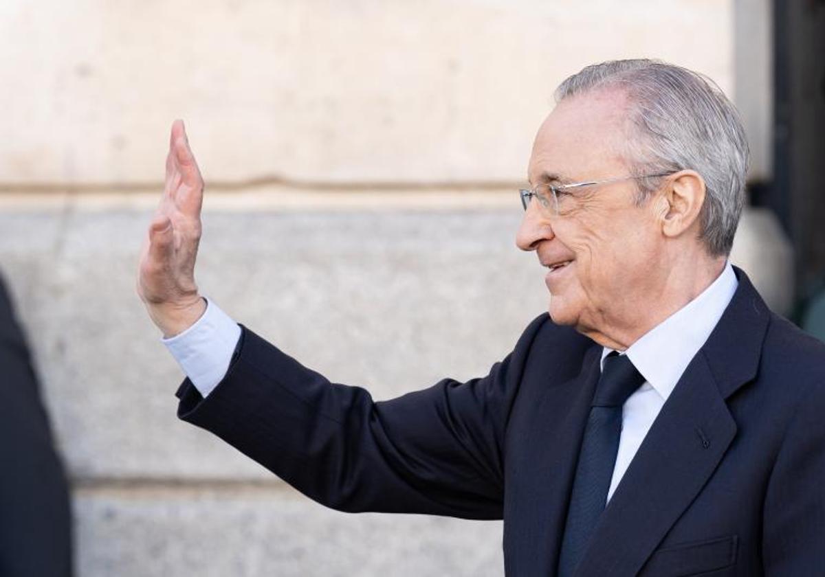 Florentino Pérez, presidente del Real Madrid.