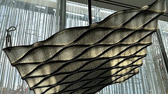 Un neumático de exposición