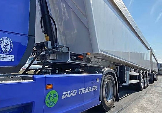 Este tipo de camiones pueden llegar a medir 35 metros