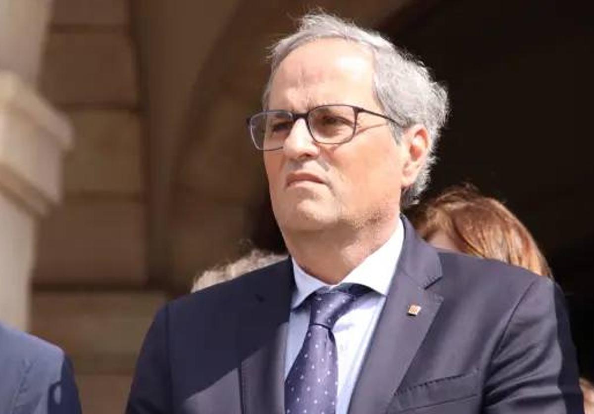 Imagen del expresidente catalán Joaquim Torra