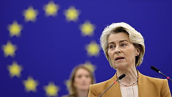 Von der Leyen anuncia que propondrá la apertura de una oficina de Defensa europea en Kiev