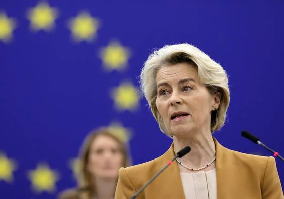 La presidenta de la Comisión Europea, Ursula von der Leyen.