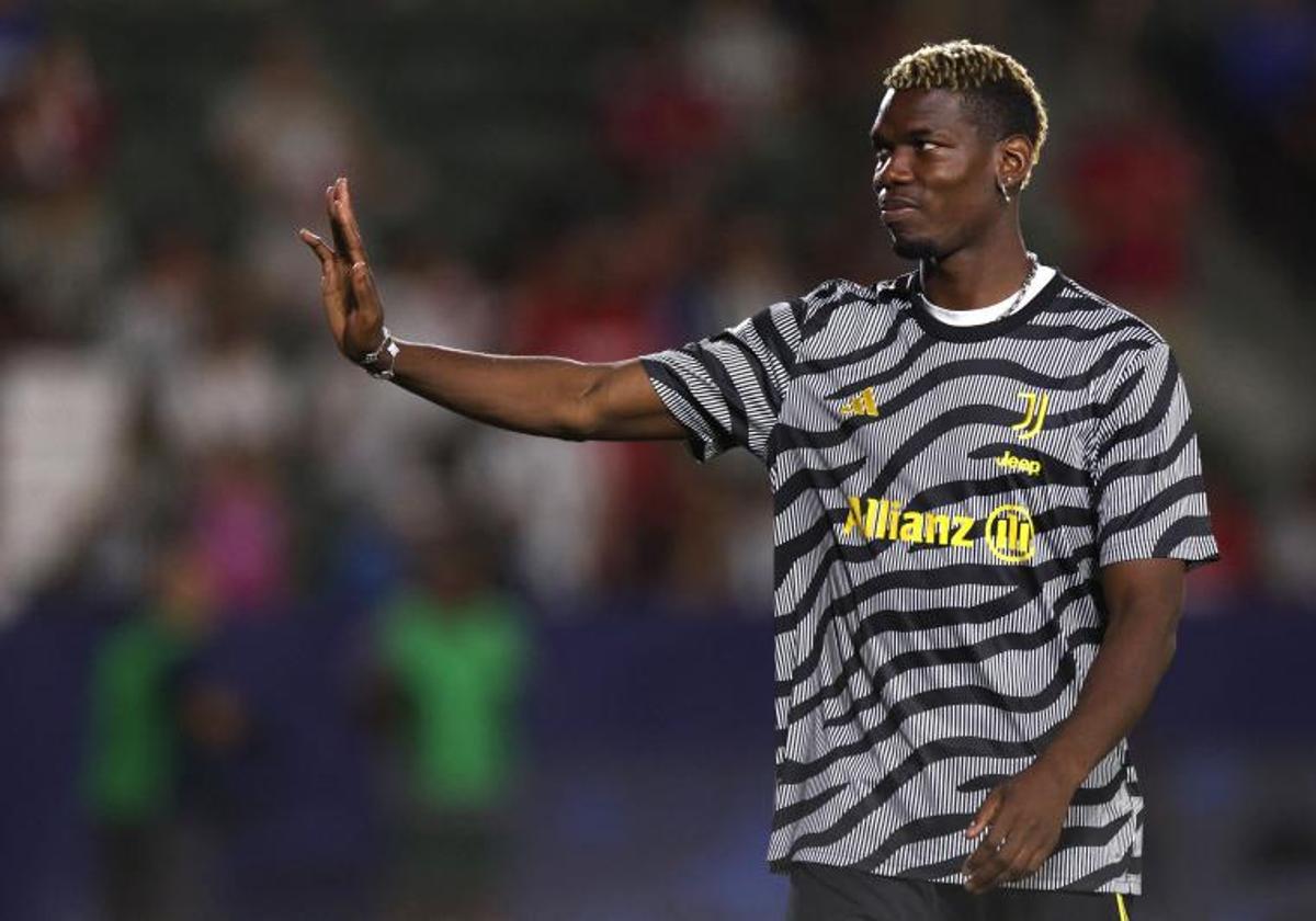 Paul Pogba, en un partido con la Juventus.