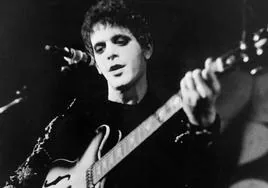 Lou Reed, durante un concierto.