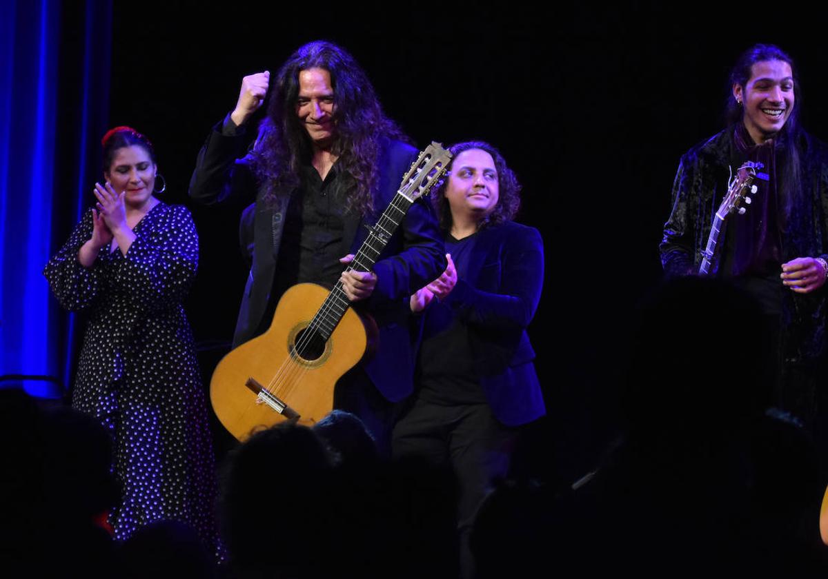 'Tomatito', en un momento del concierto.