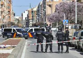 Operativo policial en Albacete.