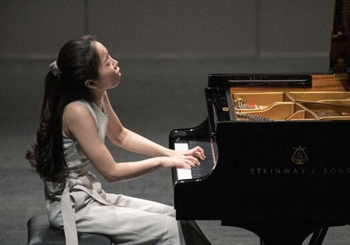 La pianista coreana Young Sun Choi durante su participación en la 63 edición del Concurso Internacional de Piano «Premio Jaén» (2022).
