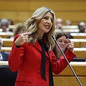 Díaz replica a Ayuso: «Piensa en los que están en un lado de la barra, no en el otro»