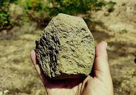Una de las herramientas datadas hace más de un millón de años.
