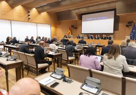 Asistentes en la Comisión de Justicia, en el Congreso de los Diputados