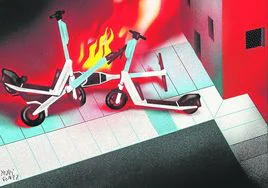 Por qué explotan los patinetes eléctricos