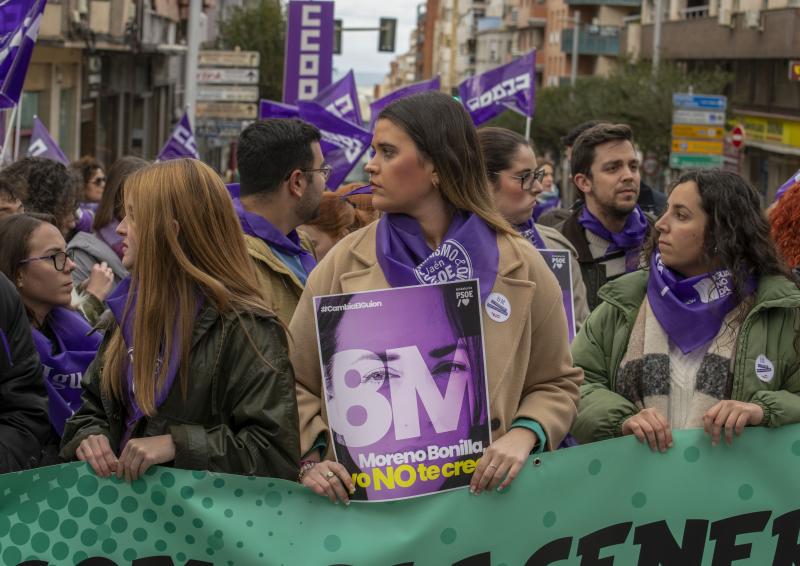 La marcha por el 8-M en Jaén