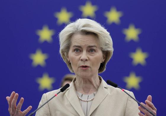 La presidenta de la Comisión Europea, Ursula von der Leyen.