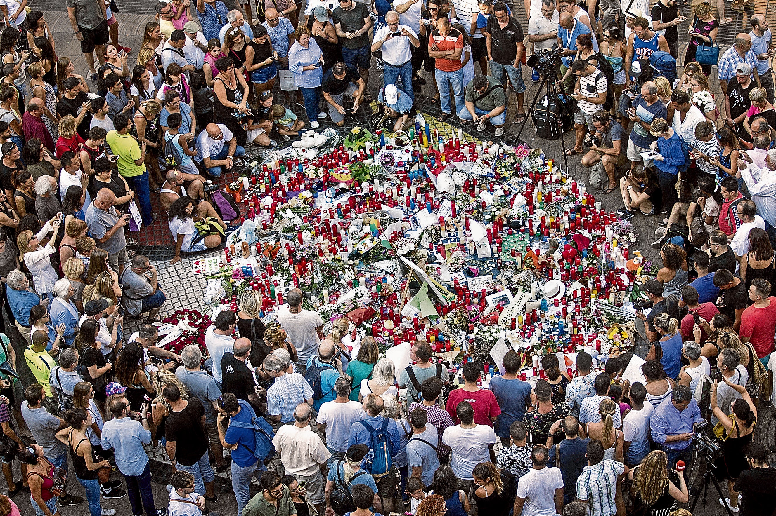 Otro duro golpe. El 17 de agosto de 2017 una furgoneta acababa con la vida de quince personas en La Rambla de Barcelona.