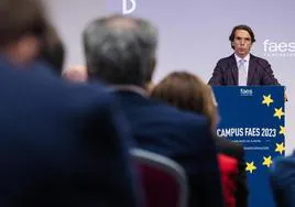 El expresidente del Gobierno, José María Aznar.