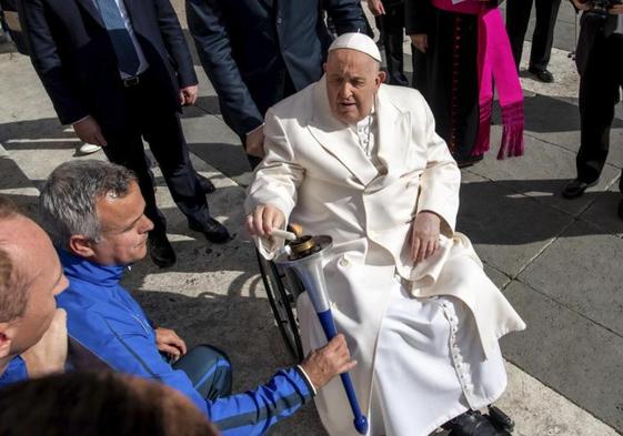 El Papa Francisco, el pasado miércoles en la plaza San Pedro del Vaticano.
