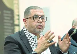 Naim acudió al Día Internacional de Solidaridad con el Pueblo Palestino celebrado en noviembre en Sudáfrica.
