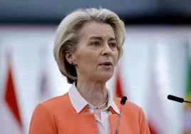 La presidenta de la Comisión Europea, Ursula von der Leyen.