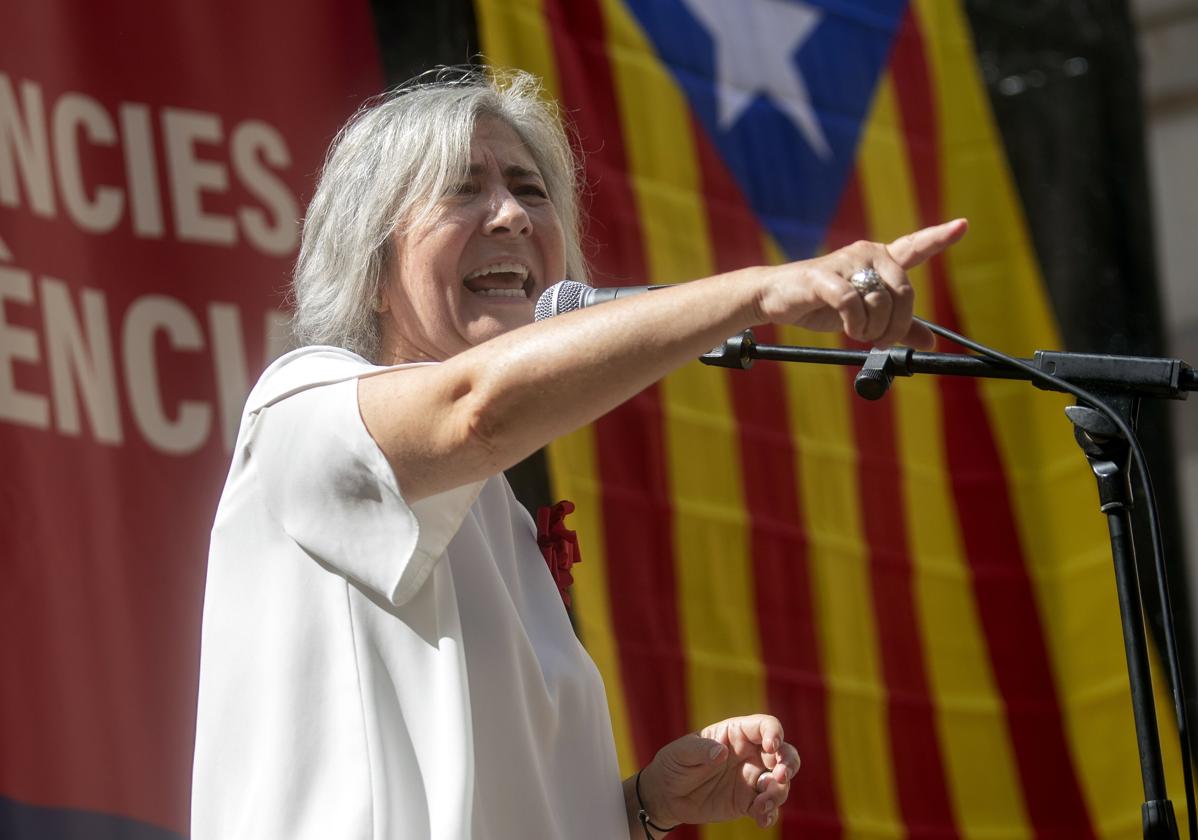 La presidenta de la ANC, Dolors Feliu.