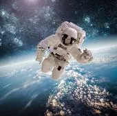 Un astronauta de la Nasa, en un paseo espacial.