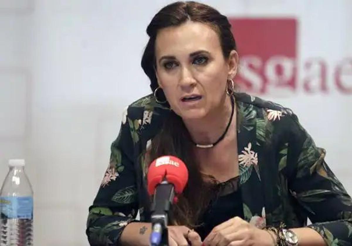 La candidata de Sumar a las elecciones europeas, Estrella Galán