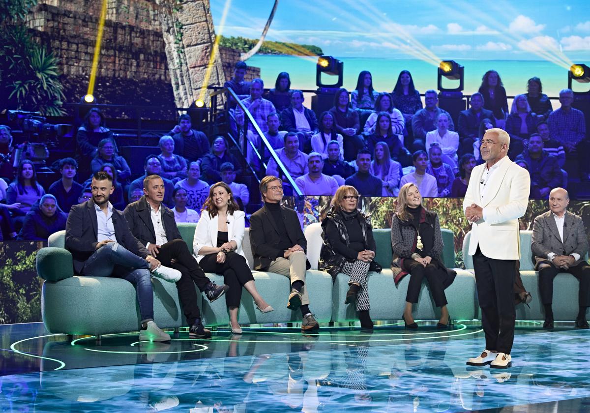 Jorge Javier Vázquez presentando la última temporada de 'Supervivientes'.