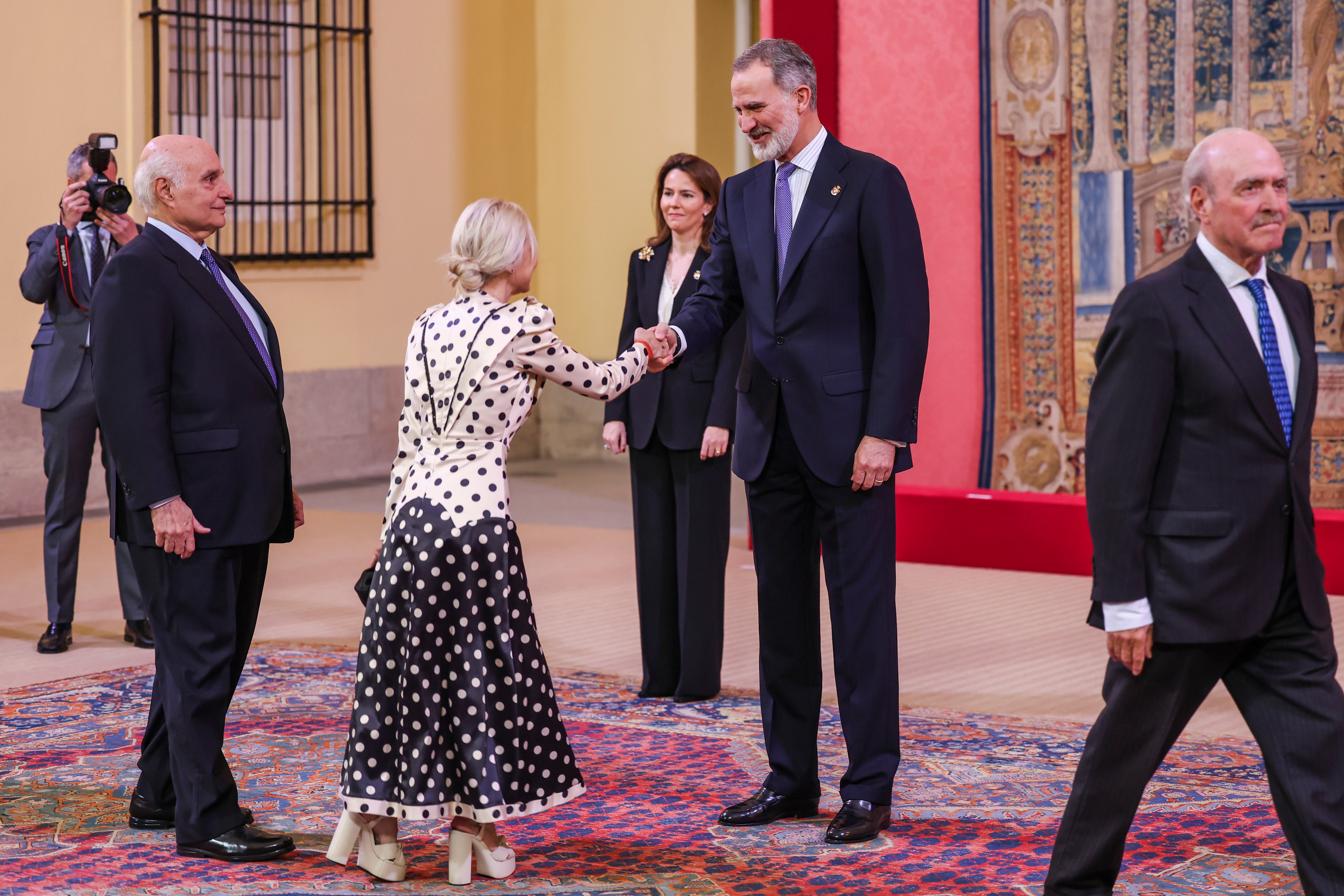 El Rey recibe a Eugenia Martínez de Irujo en El Pardo