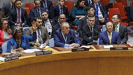 Rusia y China vetan en la ONU el primer alto el fuego en Gaza propuesto por EE UU