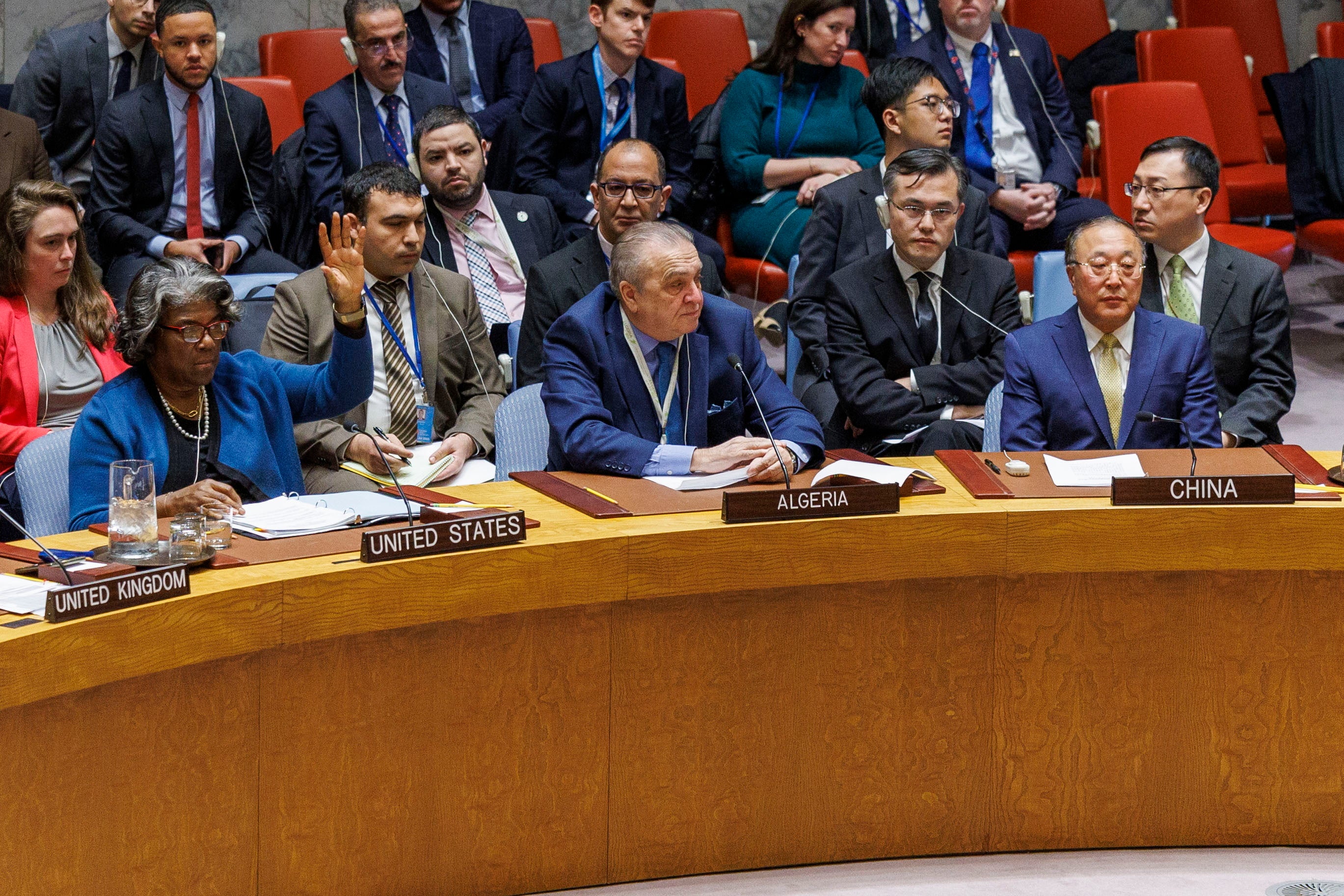 Imagen de la sesión en el Consejo de Seguridad de la ONU.