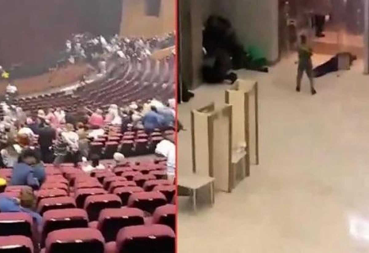 Así entraron los terroristas en la sala de conciertos: encapuchados y con metralletas