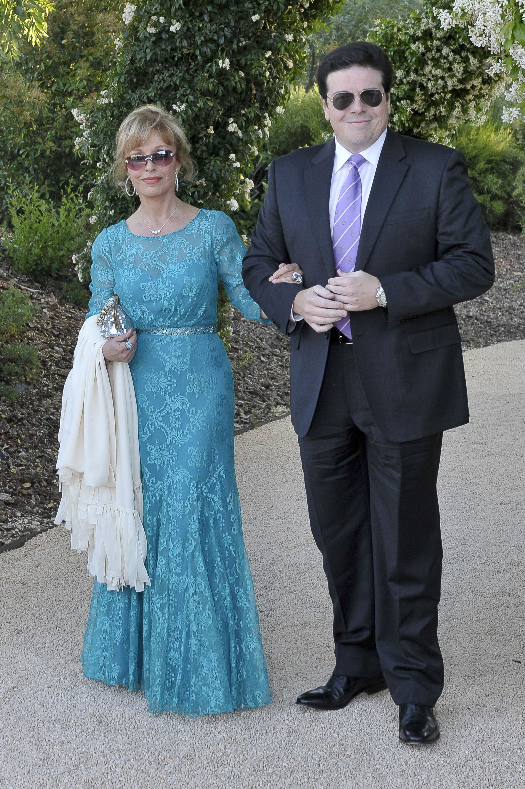 Silvia Tortosa, junto a su pareja en la gala de la Fundación inocente en 2015.