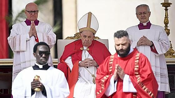 Preocupación en el Vaticano ante la renuncia del Papa a pronunciar su homilía en la misa del Domingo de Ramos