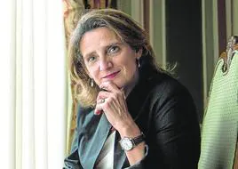 La vicepresidenta tercera, Teresa Ribera.