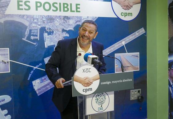 El líder de Coalición por Melilla, Mustafá Aberchán, comparece tras la acusación de compra de votos ante las elecciones del 28-M de 2023.