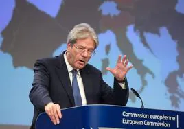 El comisario europeo de Economía, Paolo Gentiloni.