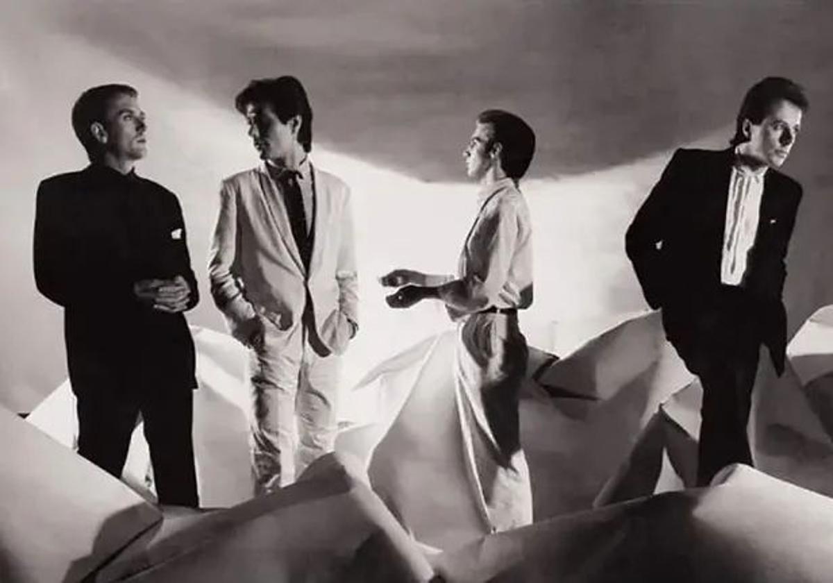 Los integrantes de Ultravox en la portada de su disco 'Vienna'