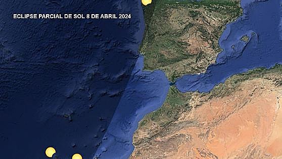Dónde se podrá ver en España el eclipse del 8 de abril