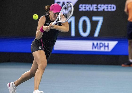 Iga Swiatek, actual número 1 del ranking WTA.