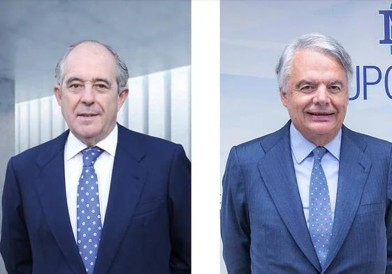 Emilio Soroa, presidente de Orienta Capital, e Ignacio Garralda, presidente de Mutua Madrileña.