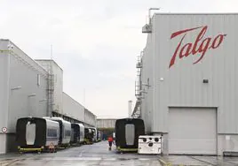 Instalaciones de la planta alavesa de Talgo en Rivabellosa.