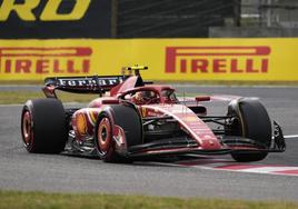 Carlos Sainz marcó el cuarto tiempo este sábado en Suzuka.