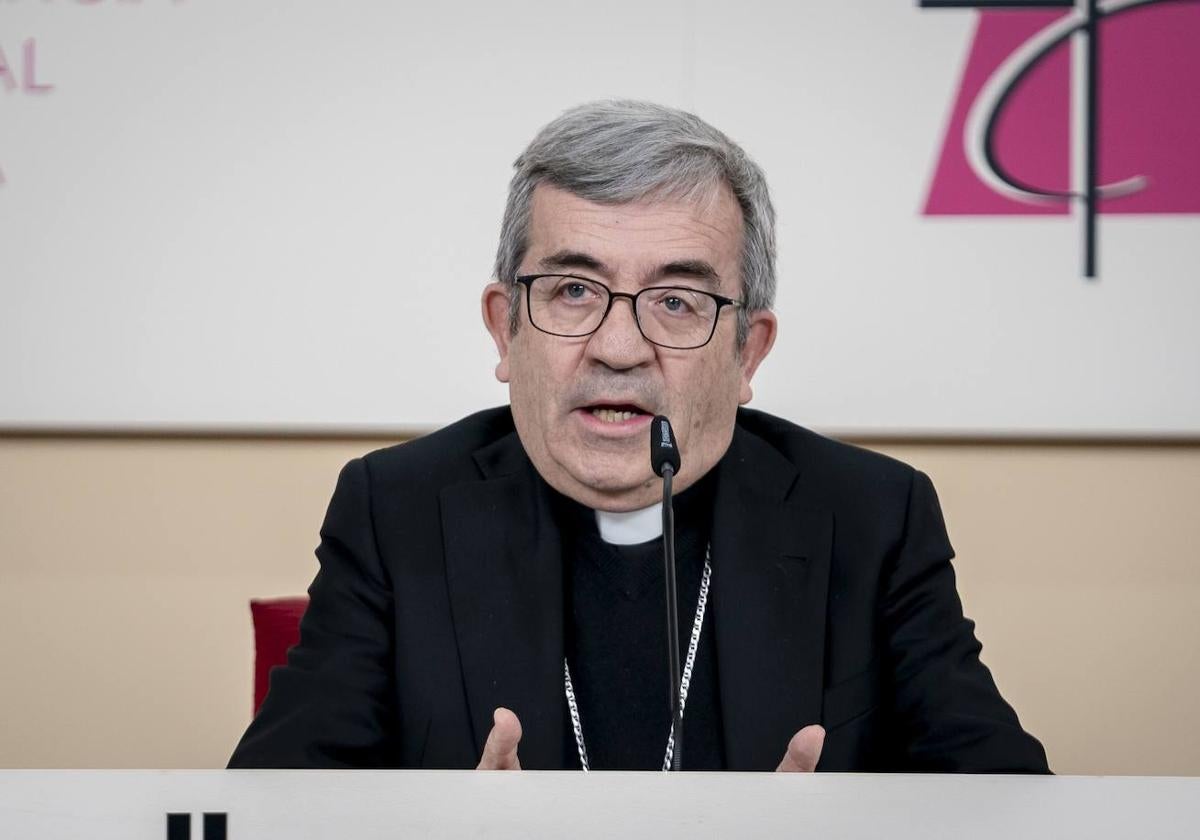 Luis Argüello, presidente de la Conferencia Episcopal.